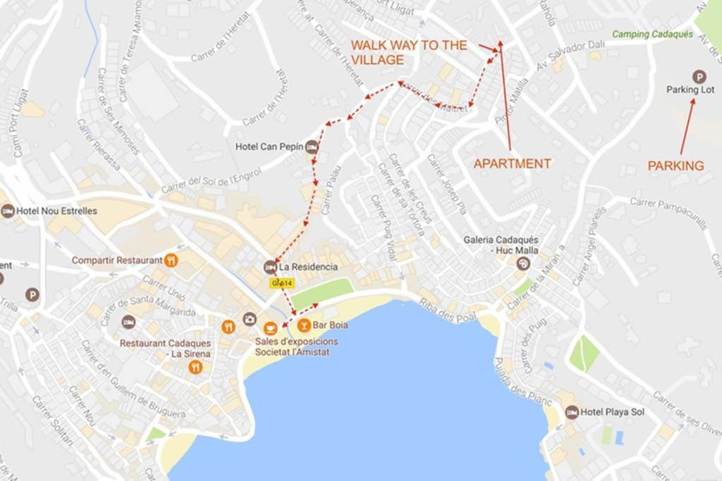 Duplex Luminoso En El Centro De Cadaques Leilighet Eksteriør bilde